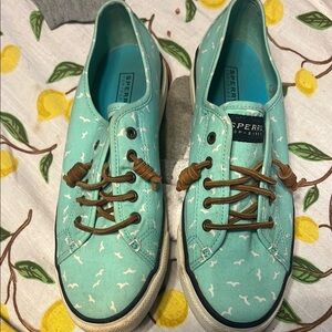 Sperry Blue Sneakers Classic Canvas Design